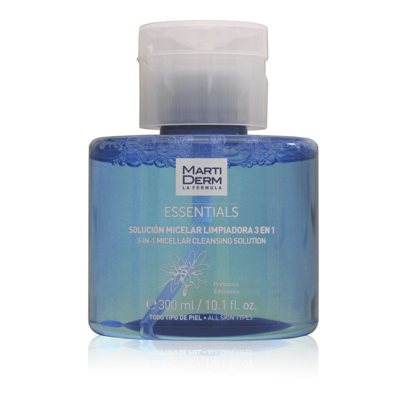 MARTIDERM ESSENTIALS SOLUTION MICELLAIRE NETTOYANT 3EN1 300ML