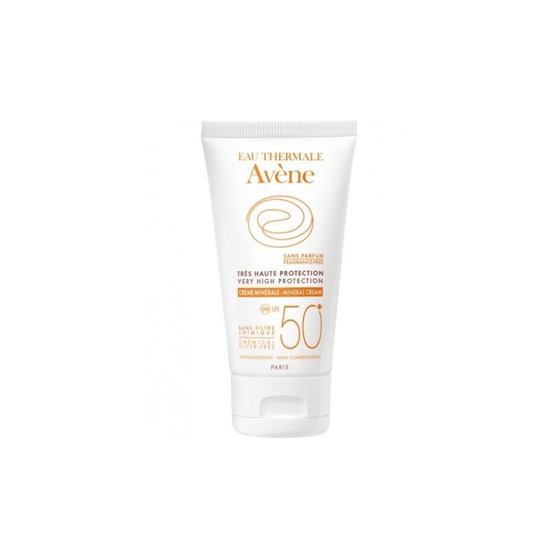 AVENE SOLAIRE ECRAN CREME MINERALE SPF50+