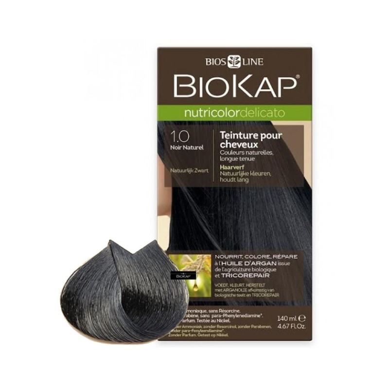 BIOKAP NUTRICOLOR DELICATO 1.0 NOIR NATUREL