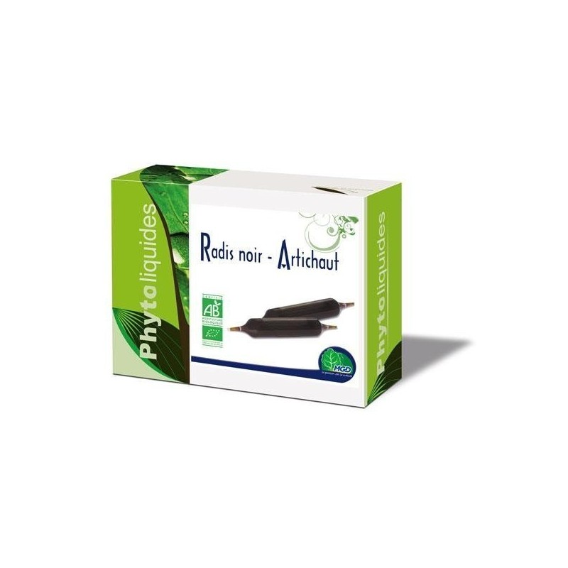 MGD RADIS NOIR ARTICHAUT FENOUIL 10AMPOULES