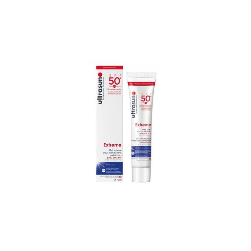 ULTRASUN EXTREME GEL SOLAIRE PEAU SENSIBLE SPF50+ 75ML