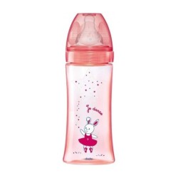 DODIE BIB INI+ 330ML ROSE DANSE +6 M TET RONDE 3 VIT D3