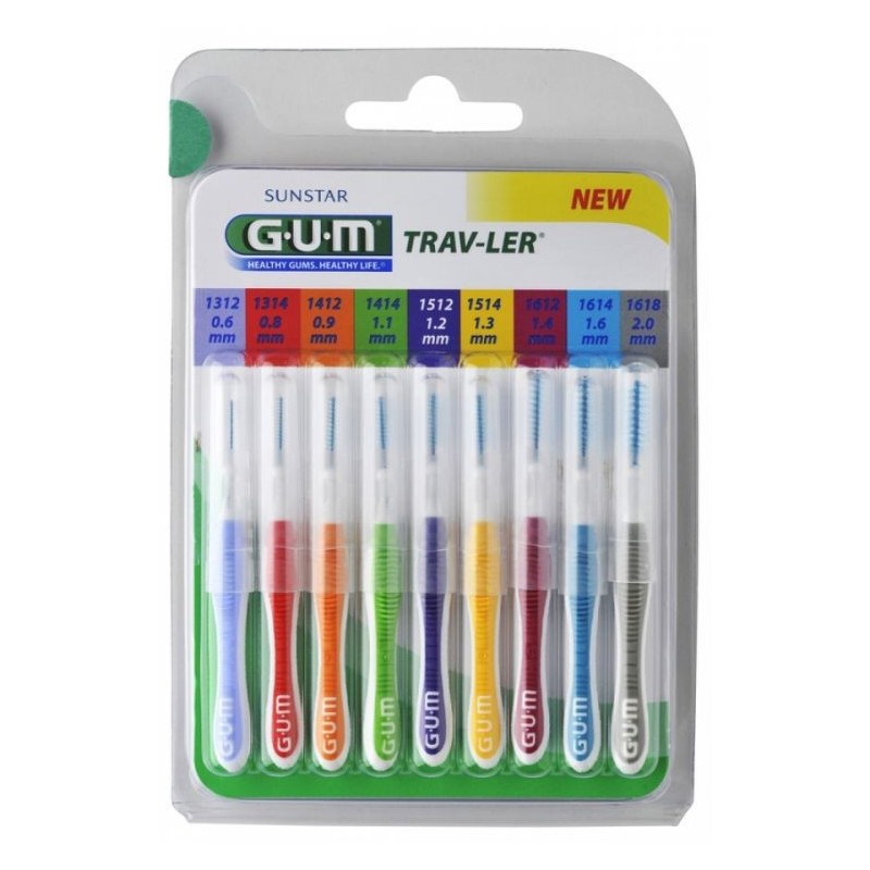 GUM TRAVELER MULTI PACK 10 REF 1699