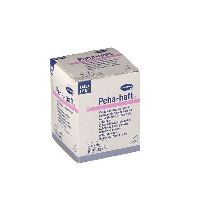 HARTMANN PEHA HAFT LATEX FREE BANDE DE FIXATION 6CMX4M REF932442