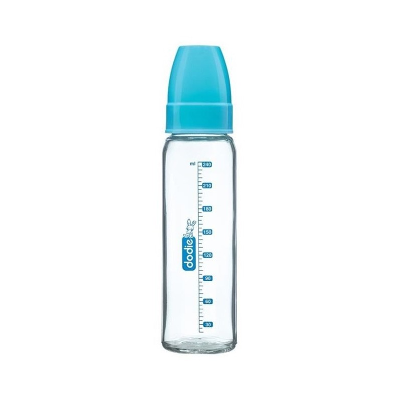 DODIE BIB EN VERRE 240ML BLEU