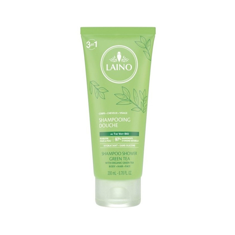 LAINO SHAMPOING DOUCHE THE VERT BIO 200ML