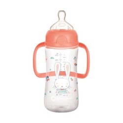BEBE CONFORT BIBERON PP EMOTION AVEC POIGNET 270ML 6-24 CORAIL REF 3102201250