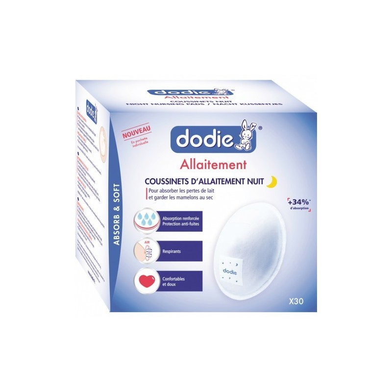 DODIE COUSSINETS D'ALLAITEMENT NUIT X30