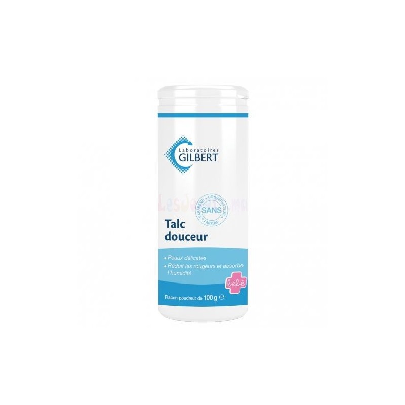 GILBERT TALC DOUCEUR FLACON POUDREUR 100G