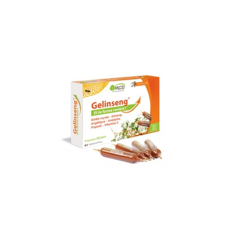 MGD GELINSENG 20 AMPOULES