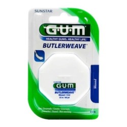 GUM Fil Dentaire Ciré ButlerWeave Nature 55m   (1155)