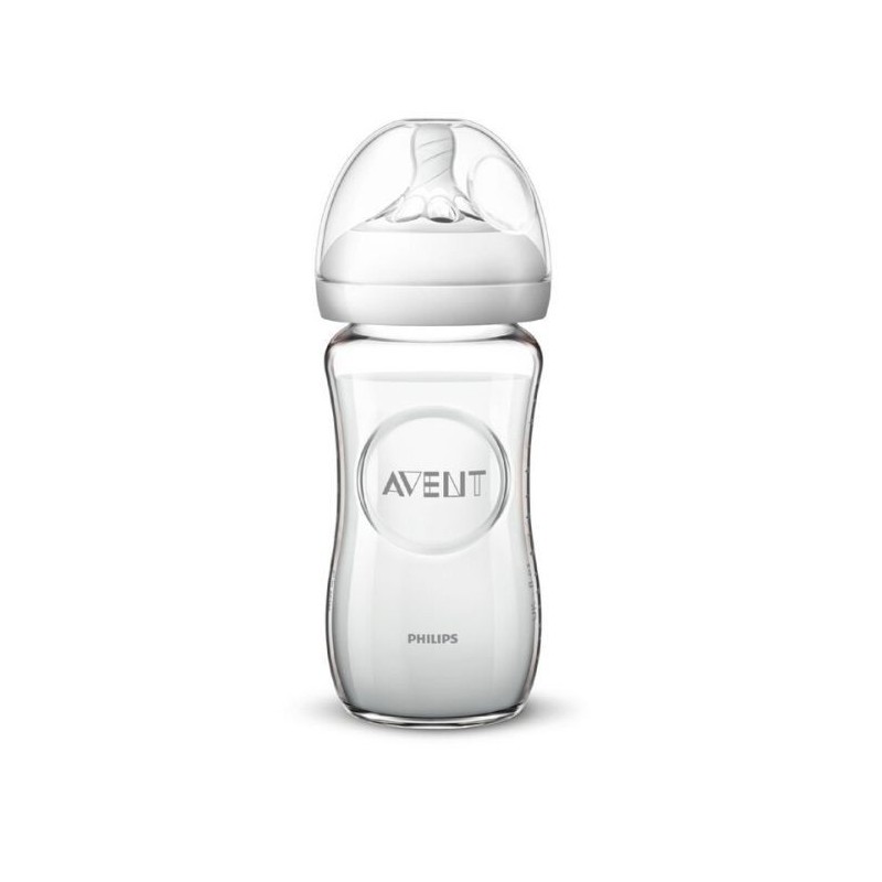 AVENT NATURAL BIBERON VERRE 240ML REF SCF053/17