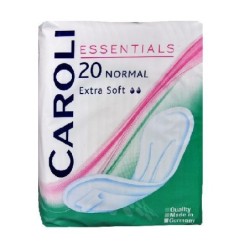 CAROLI SERVIETTE NORMAL 2 GOUTES 20 UNITES