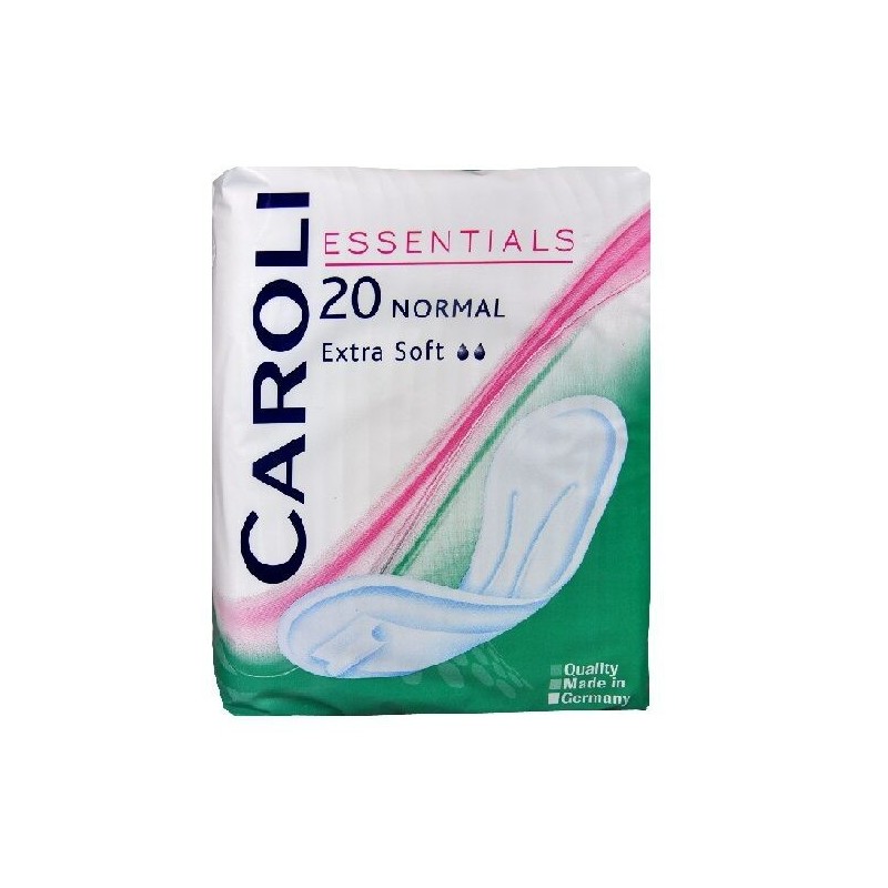 CAROLI SERVIETTE NORMAL 2 GOUTES 20 UNITES