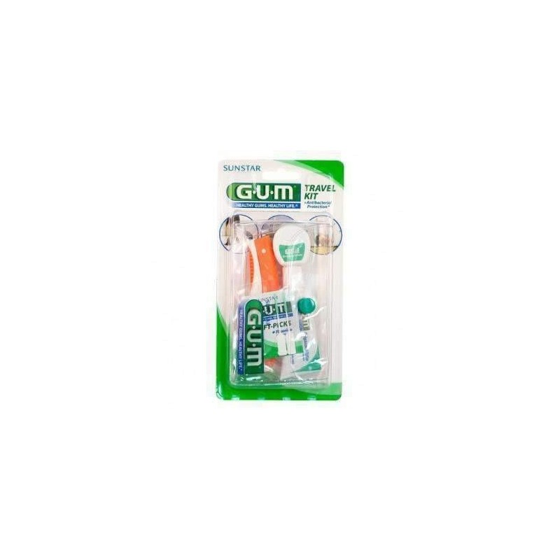 GUM Kit de voyage (BD + Fil dentaire + dent OW)   156