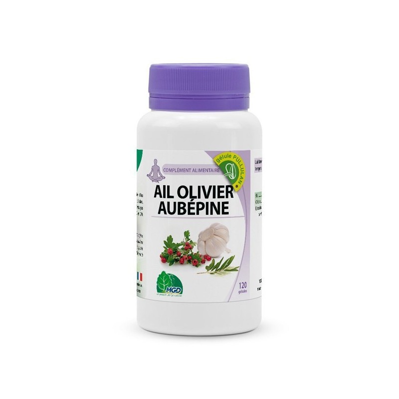 MGD AIL OLIVIER AUBÉPINE PILLULIER 120 GÉLULES
