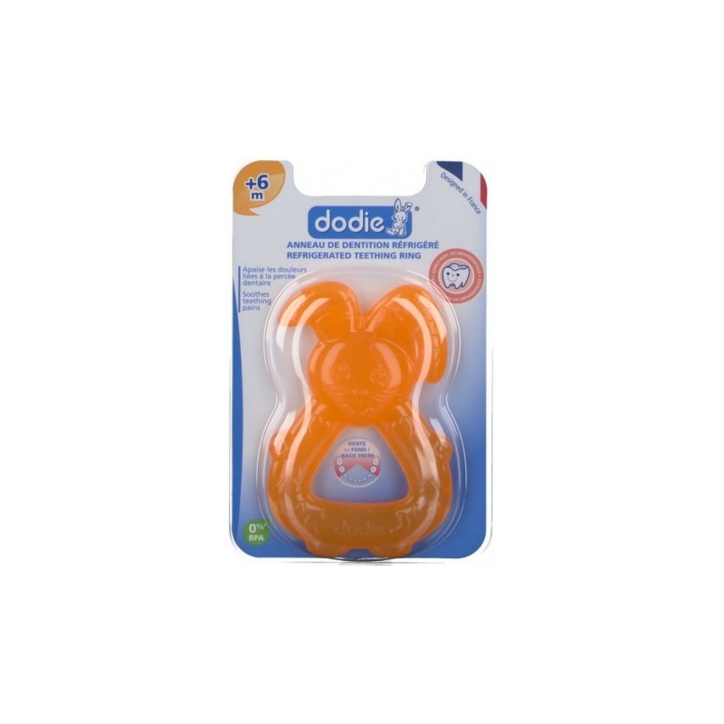 DODIE ANNEAU DE DENTITION LAPIN ORANGE +6M