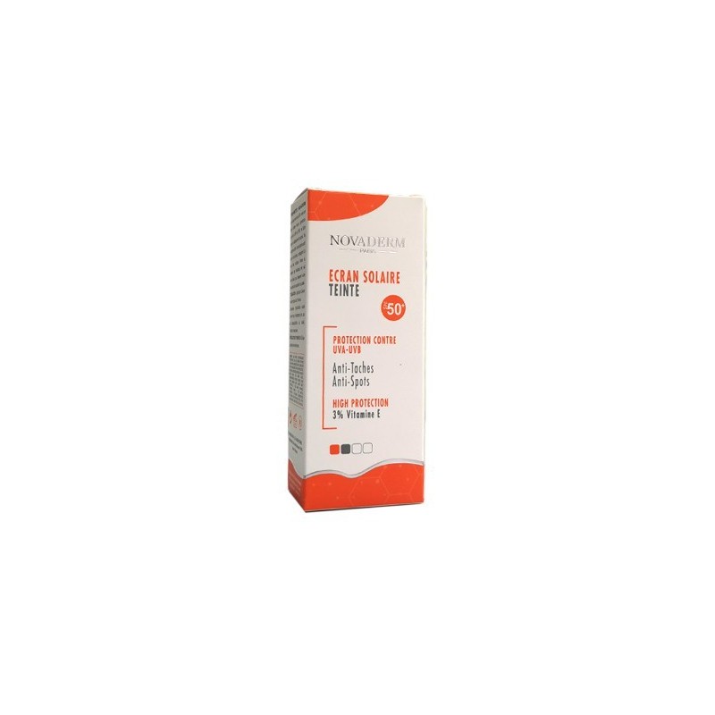 NOVADERM ECRAN SOLAIRE TEINTE 50+