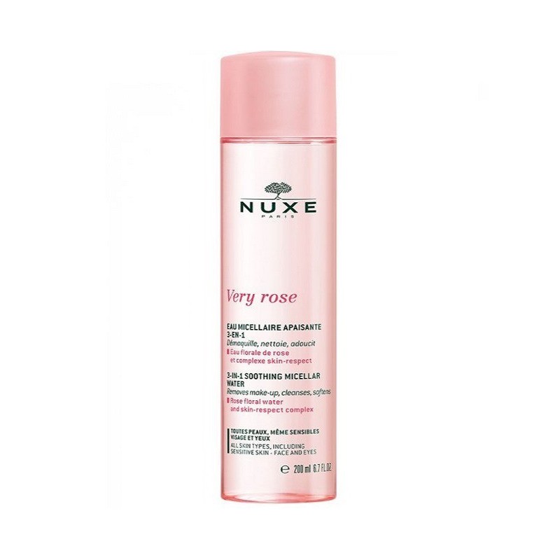 NUXE VERY ROSE EAU MICELLAIRE DEMAQUILLANT PS 200ML