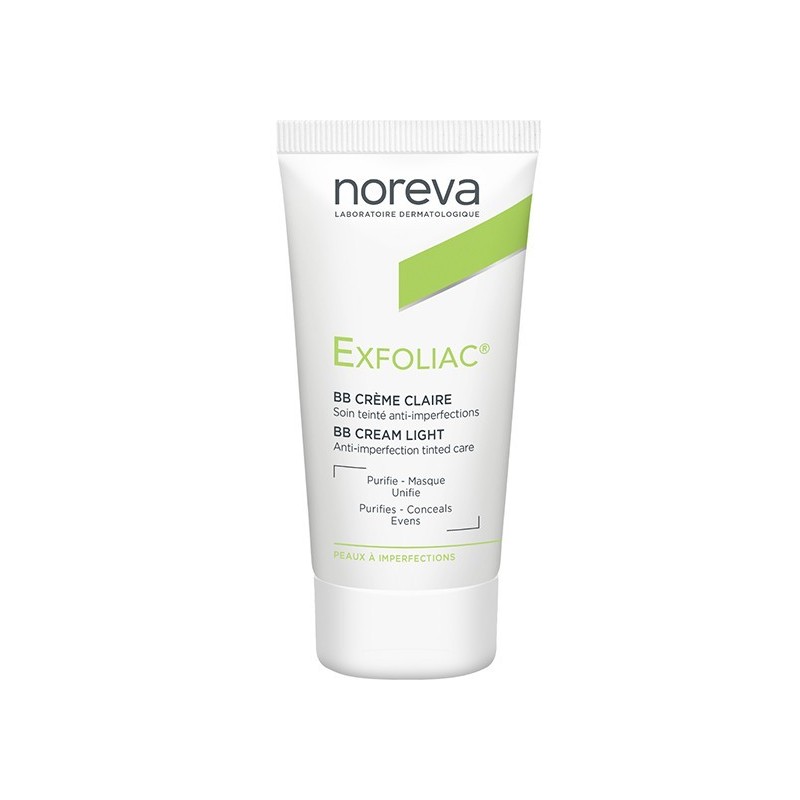 EXFOLIAC BB CREME SOIN ANTI IMPERFECTIONS TEINTE CLAIRE 30ML