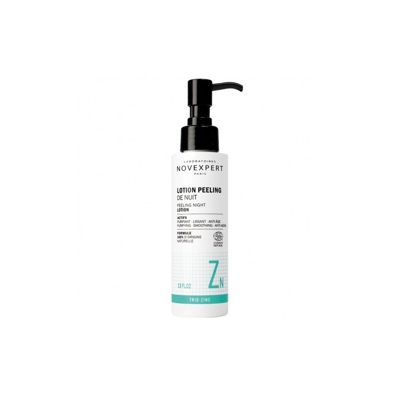 NOVEXPERT LOTION PEELING DE NUIT TRIO ZINC 115ML
