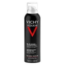 Vichy Homme Gel de Rasage Anti-Irritations Peau Sensible 150ml