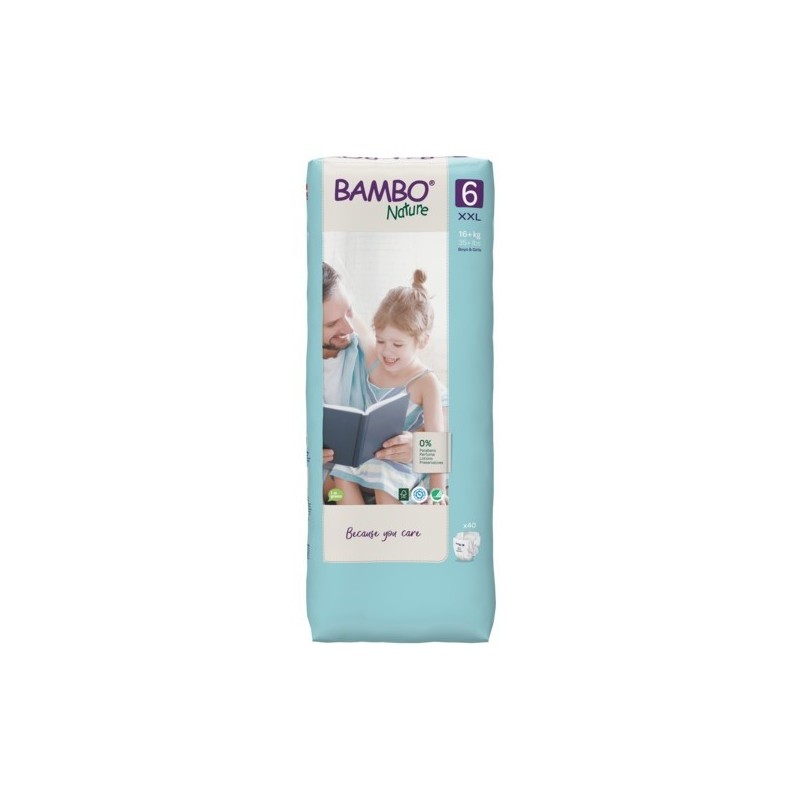 BAMBO NATURE TAILLE 6, 16 +KG 40 U