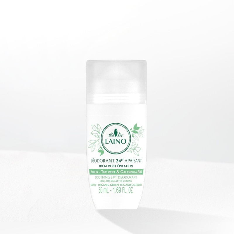 LAINO DEODORANT KAOLIN THE VERT ET CALENDULA BIO 50ML