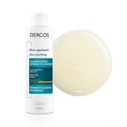 Vichy Dercos Shampoing Ultra Apaisant Cheveux Secs 200ml