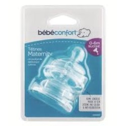 BEBE CONFORT 2 TETINES MATERNITY COL LARGE 0-6M REF3102208000