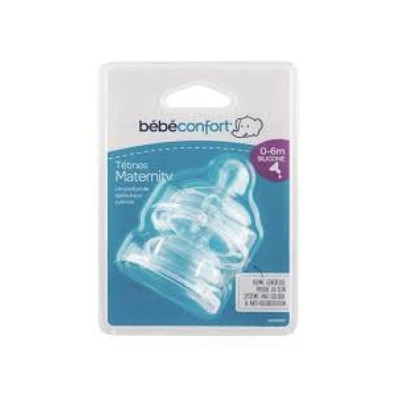 BEBE CONFORT 2 TETINES MATERNITY COL LARGE 0-6M REF3102208000
