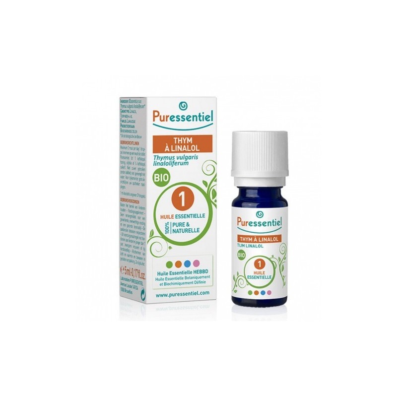 PURESSENTIEL HUILE ESSENTIELLE THYM A LINALOL 5ML