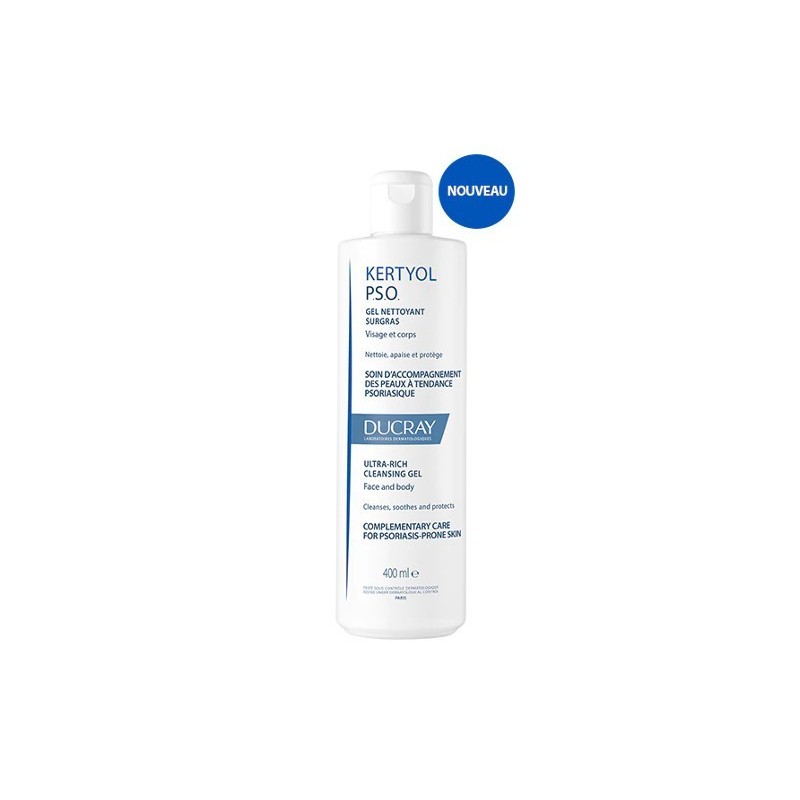 DUCRAY KERTYOL PSO GEL NETTOYANT 400ML