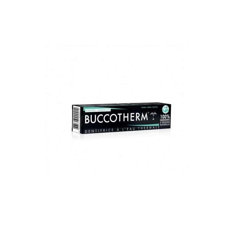 BUCCOTHERM BLANCHEUR CHARBON NOIR BIO 75ml