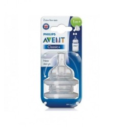 AVENT 2 TETINES -1M+ / 2T