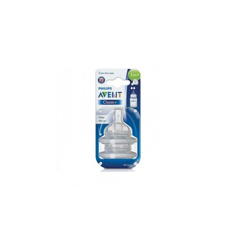 AVENT 2 TETINES -1M+ / 2T