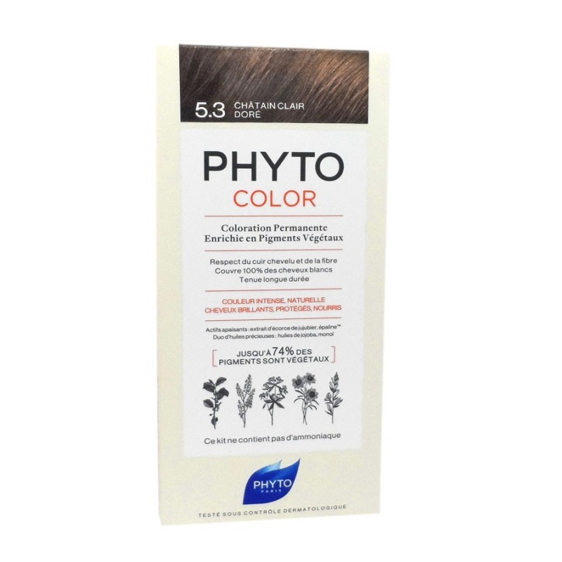 PHYTOCOLOR 5.3 CHATAIN CLAIR DORE
