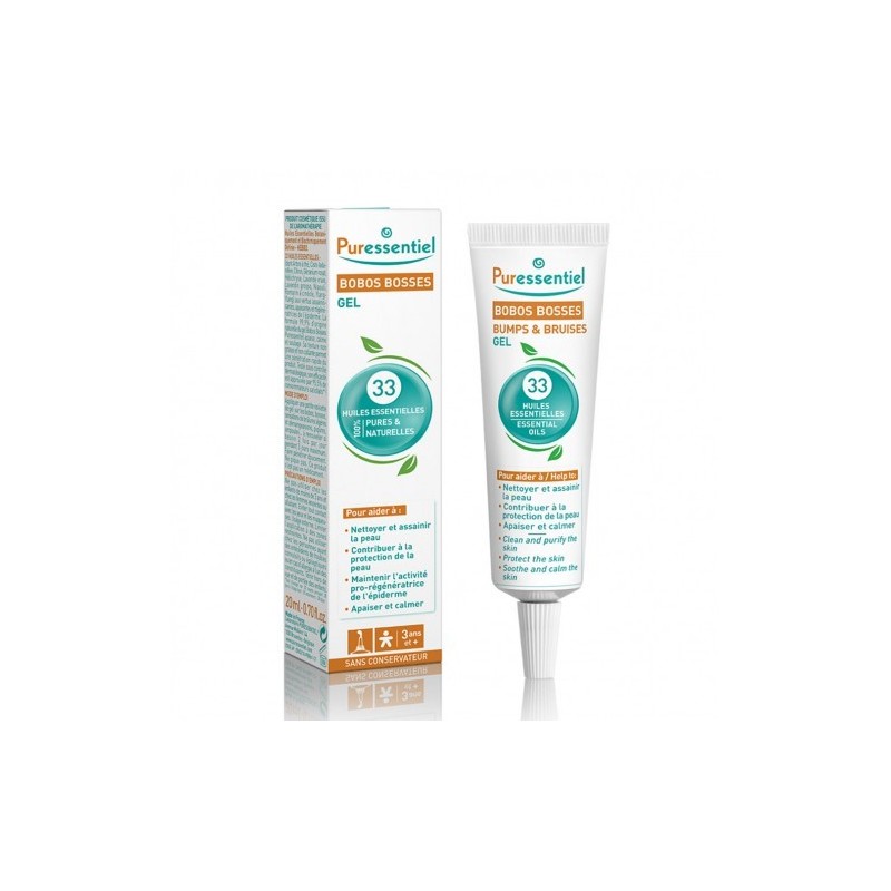 PURESSENTIEL GEL BOBOS BOSSES 33 HUILES ESSENTIELLES 20ML