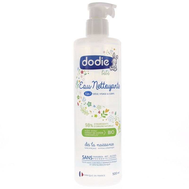 DODIE EAU NETTOYANTE 3 EN 1 FL POMPE 500ML
