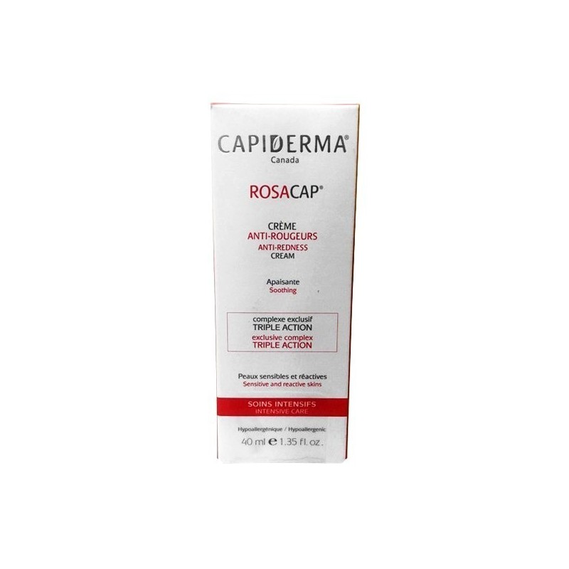 CAPIDERMA ROSACAP CREME ANTI-ROUGEURS 40ML