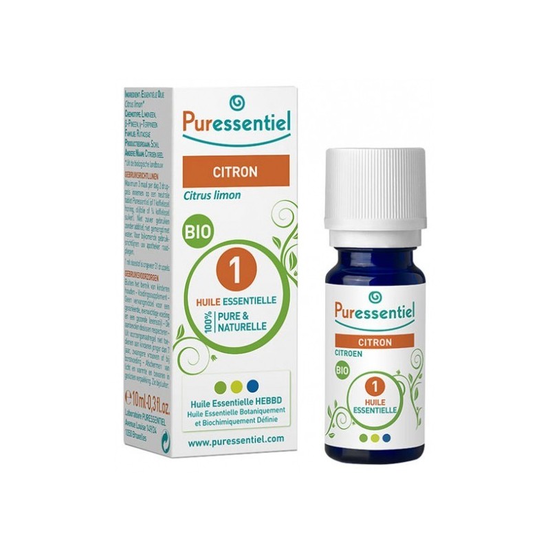 PURESSENTIEL HUILE ESSENTIELLE CITRON 10ML