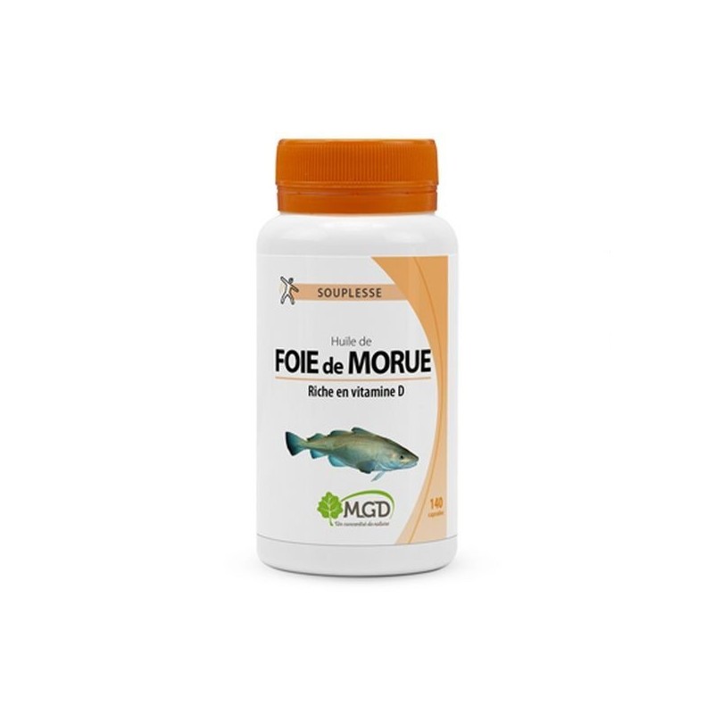 MGD HUIL FOIE DE MORUE 140CAPS