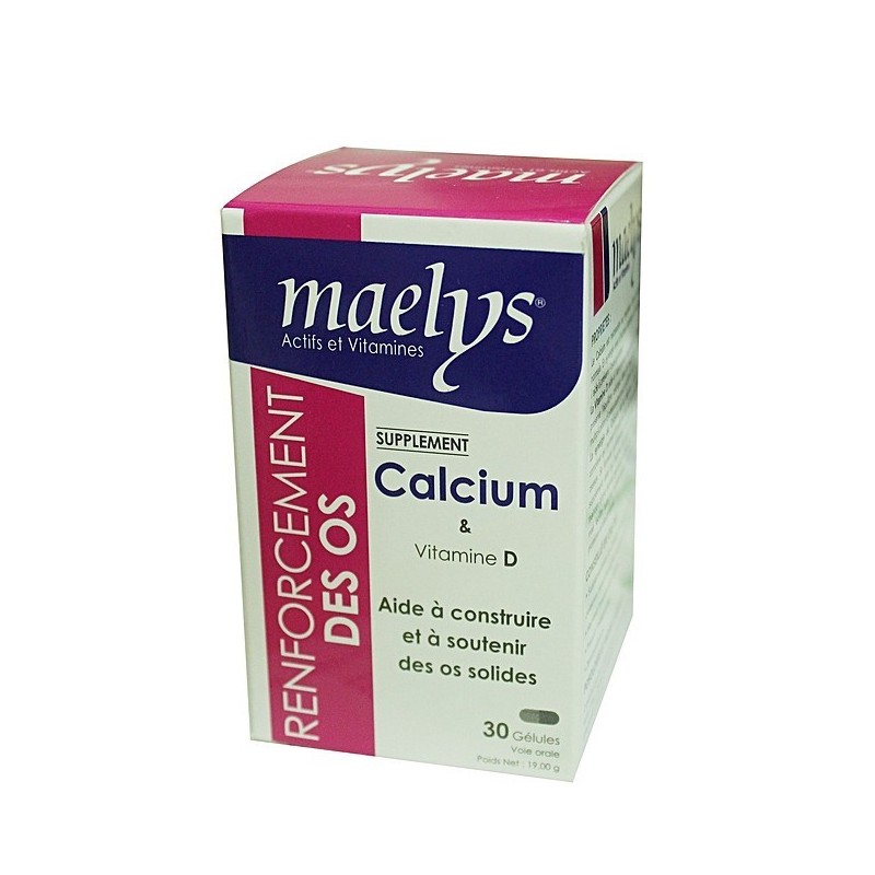 MAELYS CALCIUM & VITAMINE D 30GELULES
