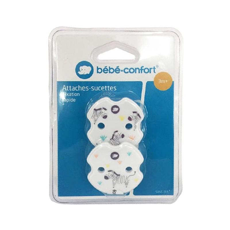 BEBE CONFORT ATTACHES SUCETTESN BFIXATION RAPIDE REF1480