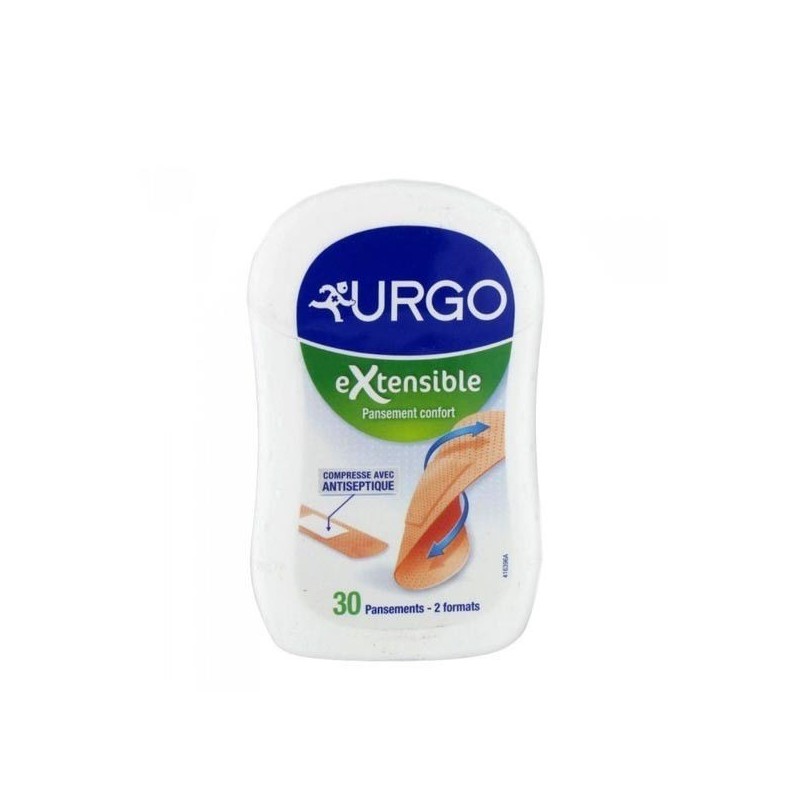 URGO EXTENSIBLE 30U BOITE PLASTIQUE