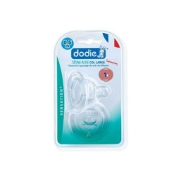 DODIE TETINE PLATE SENS+ ANTI COLIQUE D1 0-6M X2