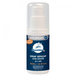 MOUSTIDOSE LOTION REPULSIVE 30% ADULTES ET ENFANT 125ML