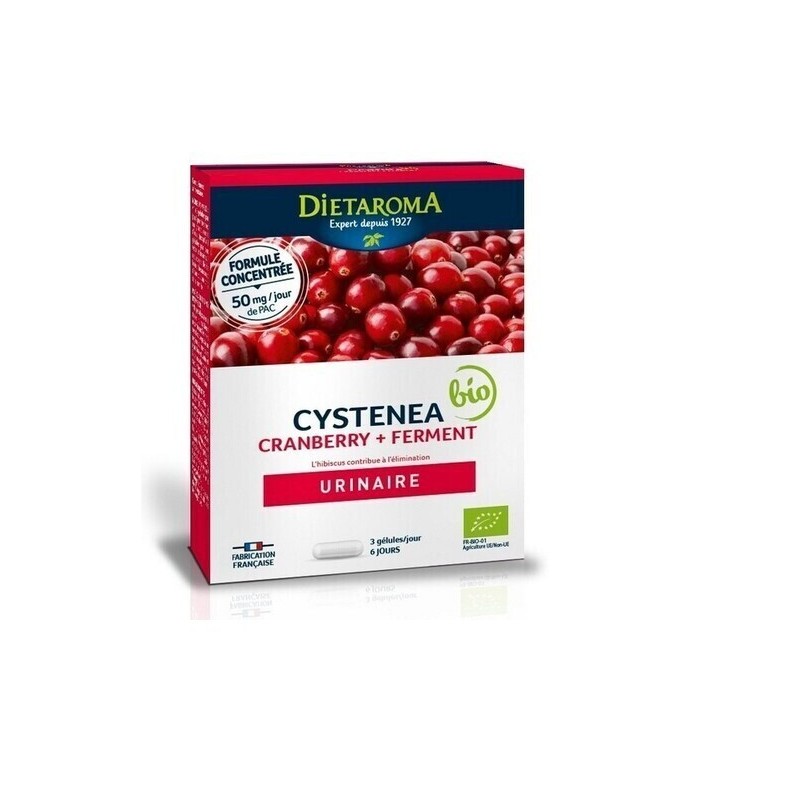 DIETAROMA CYSTENIA CONFORT URINAIRE CRANBERRY+FERMENT 20 GELULES
