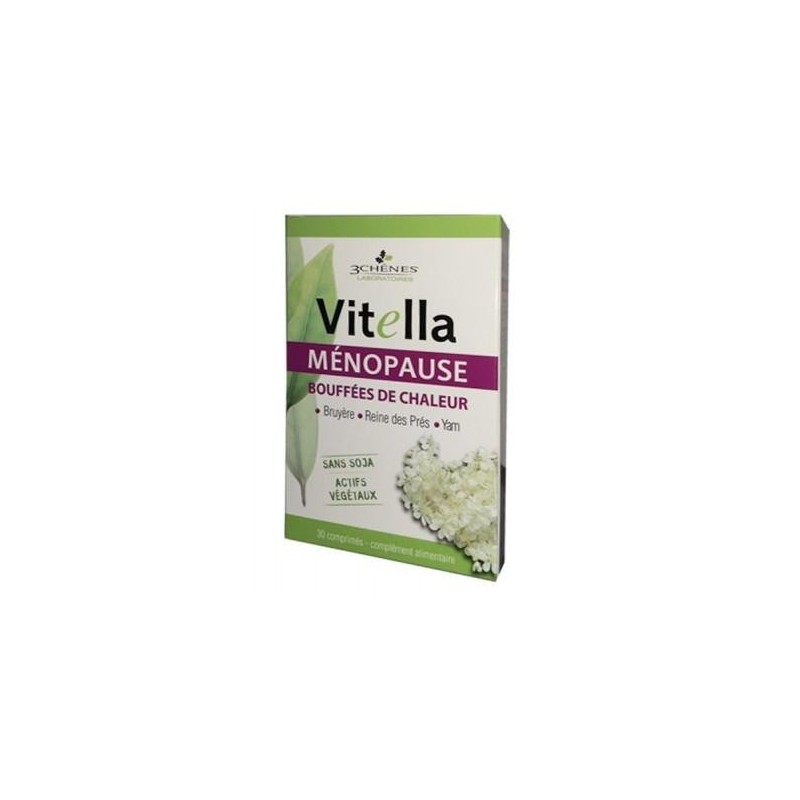3 CHENES VITELLA MENAUPAUSE 30 COMPRIMES