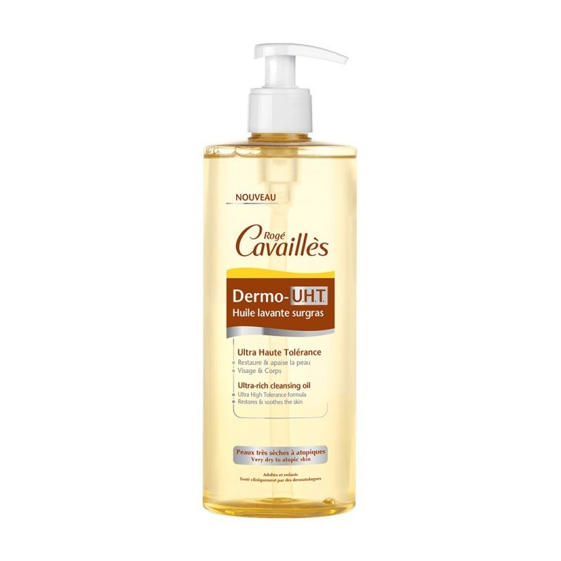 ROGE CAVAILLES DERMO UHT HUILE LAVANTE SURGRAS 500ML